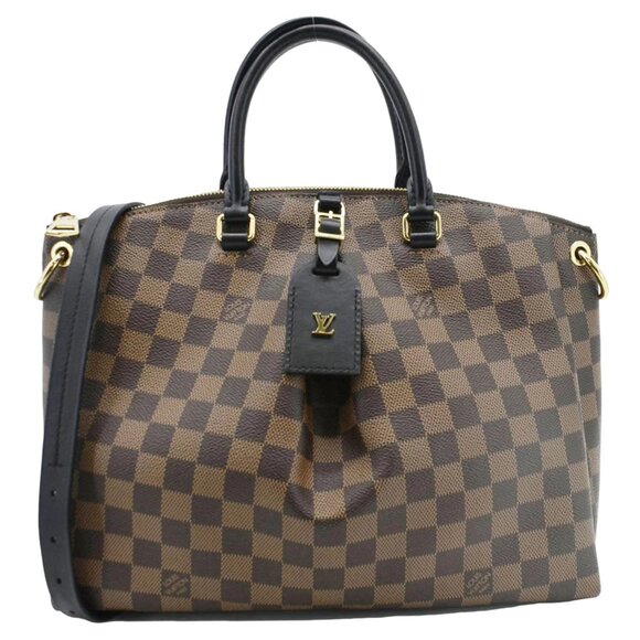 Louis Vuitton  Odeon MM Damier Ebene Tote Bag Black - Picture 1 of 12
